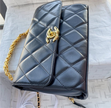 Black woman  Chanel new Handbag
