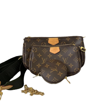 Louis-Vuitton Monogram Multi Pochette Accessoires Khaki GHW