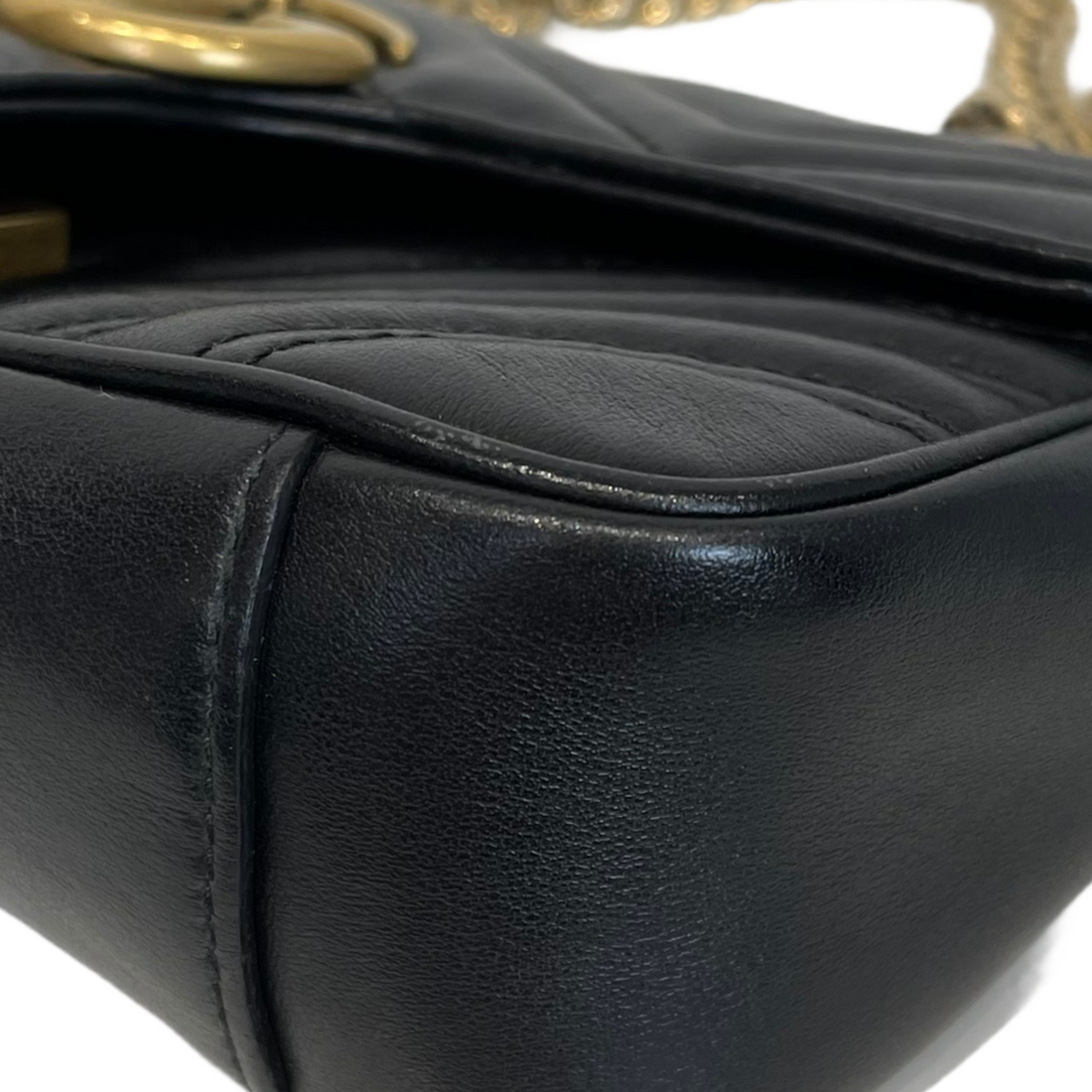 Gucci GG Marmont Mini Matelassé Black
