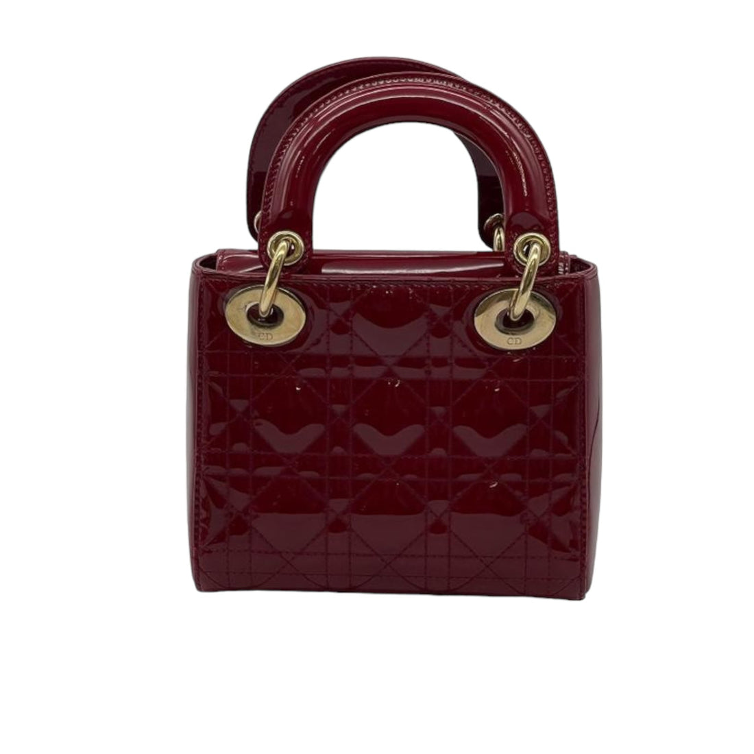 Mini Lady Dior New 1:1 Repl Red GHW