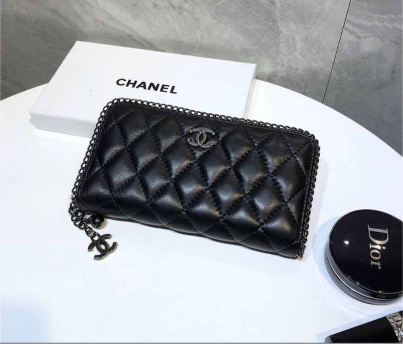Top Quality Chanel black wallet