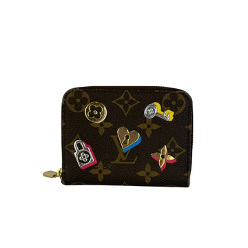 Louis-Vuitton Love Lock Zippie Coin Wallet