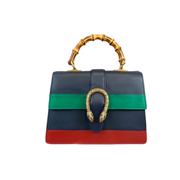 Gucci Medium Dionysus Bamboo Handle CalBNkin Blue