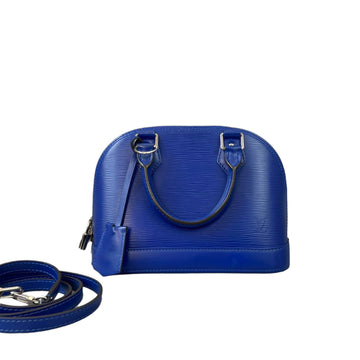 Louis-Vuitton Alma BB Epi Blue SHW