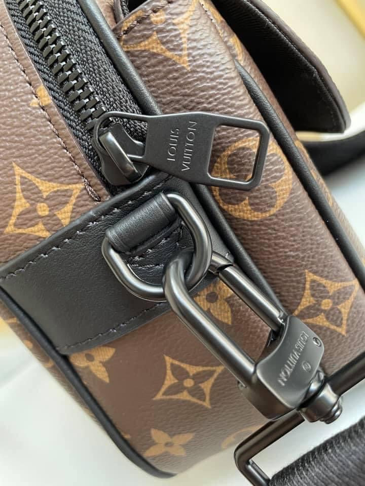Louis Vuitton padlock on strap bag