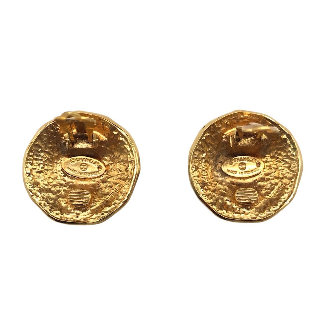 Chanel Cambon Metal  Earrings