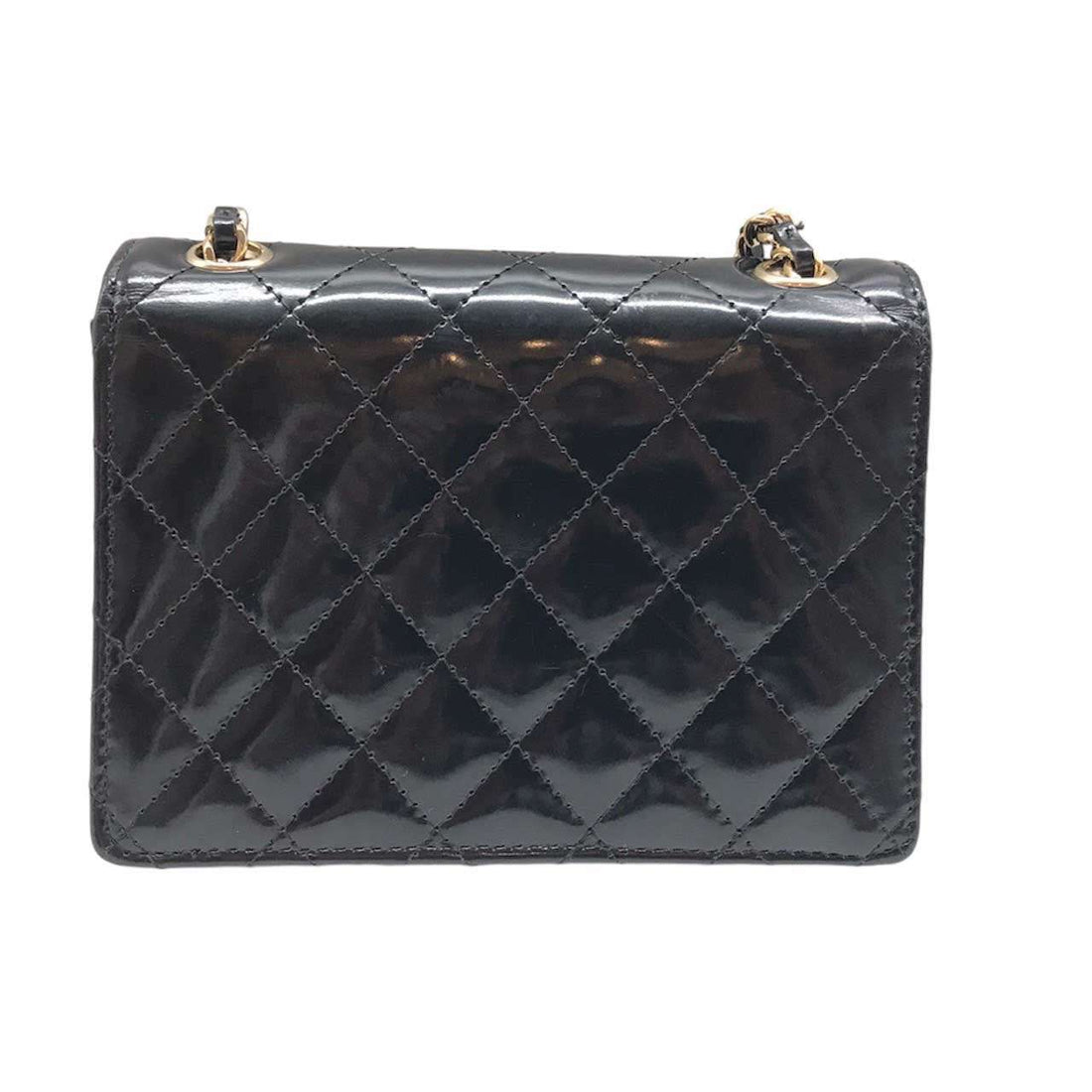 Top Quality Chanel Patent Mini Shoulder Bag Pouch