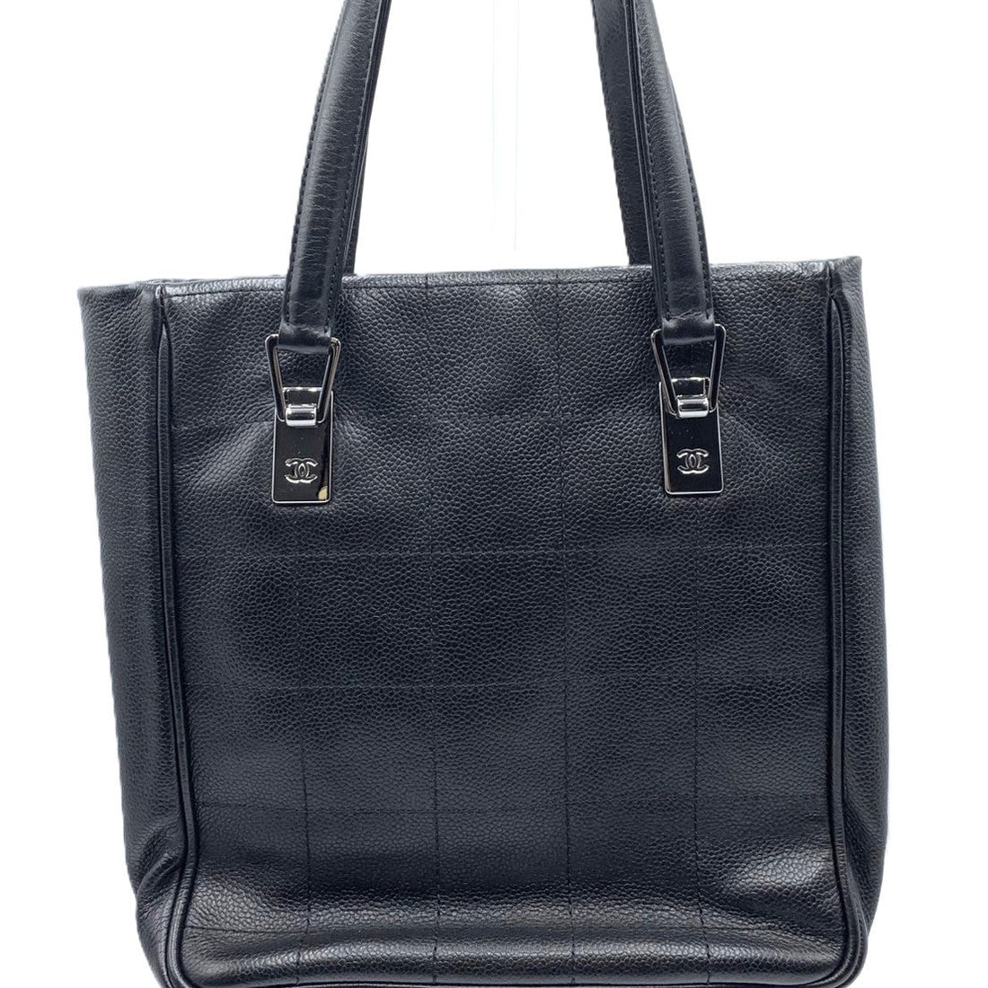 Top Quality Chanel Caviar Skin Tote Bag Black