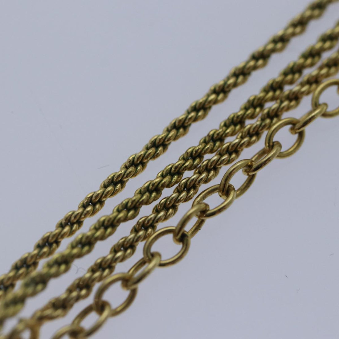CHRISTIAN Top quality Dior Necklace metal Gold Auth kk309