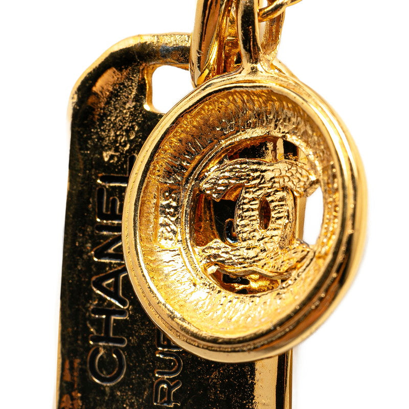 Chanel  Coco Mark Necklace Gold Plated