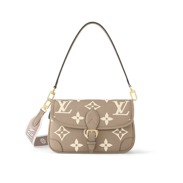 Louis Vuitton Diane Monogram Empreinte Tourterelle Beige cream