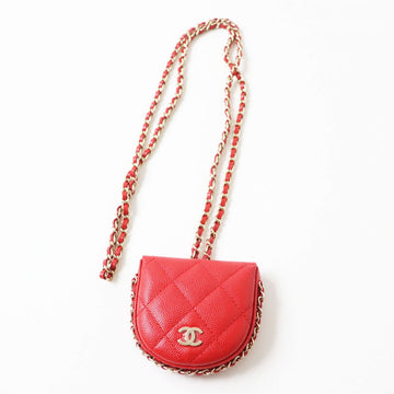 Chanel Matelasse Togo/epsom/caviar/clemence/callfskin/cowhide/lambskin Skin Chain Wallet Coin Case