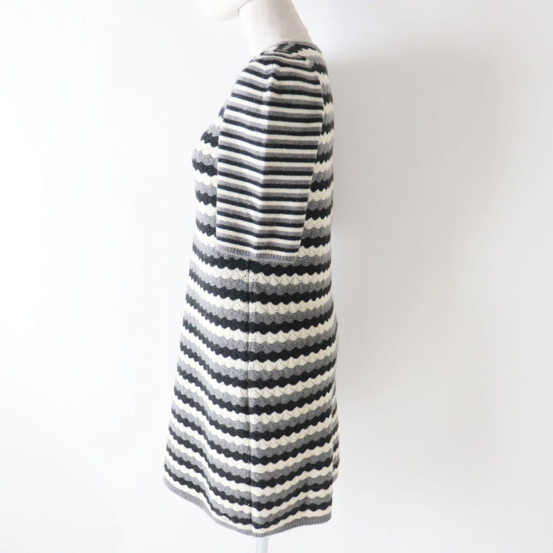 Top Quality Chanel Cashmere Knit Dress COCO Mark Plate