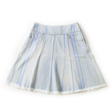 Top Quality Chanel Denim Skirt, A-line, Made in Italy