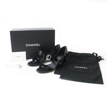 Chanel New 1:1 Rep Leather Sandals COCO Markx Logo