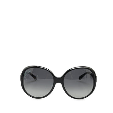 Chanel Coco no mark Sunglasses Black Plastic