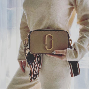 MARC JACOBS snapshot leather crossbody bag