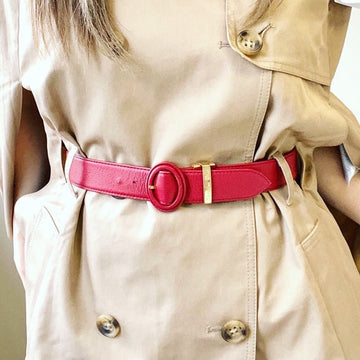 CHRISTIAN DIOR  leather belt POP