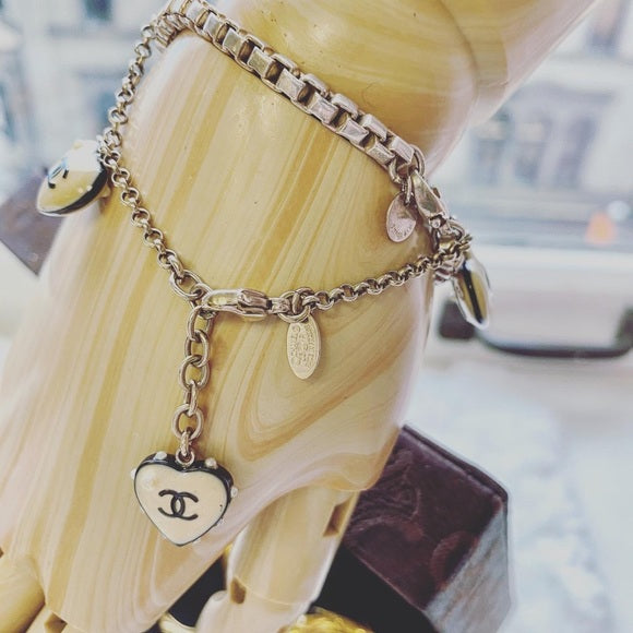 CHANEL love heart bracelet