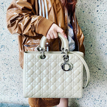 Lady Dior  leather bag
