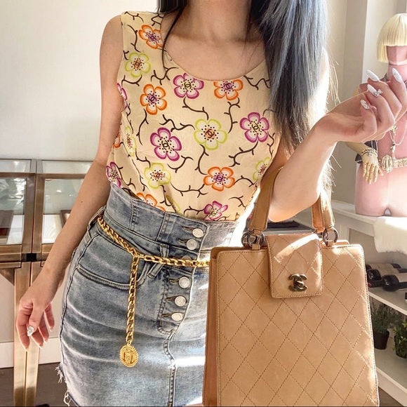 CHANEL  leather tote