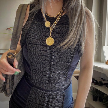 BALMAIN ÃÂ H&M black Velvet dress