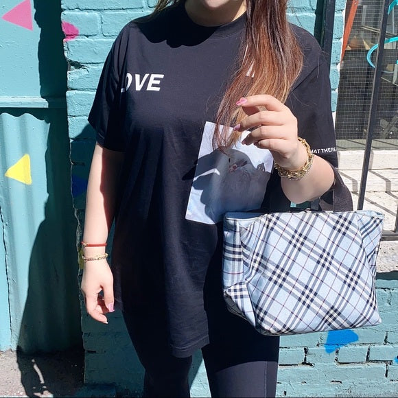 BURBERRY Blue label nylon tote