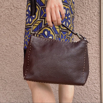 FENDI  leather hobo