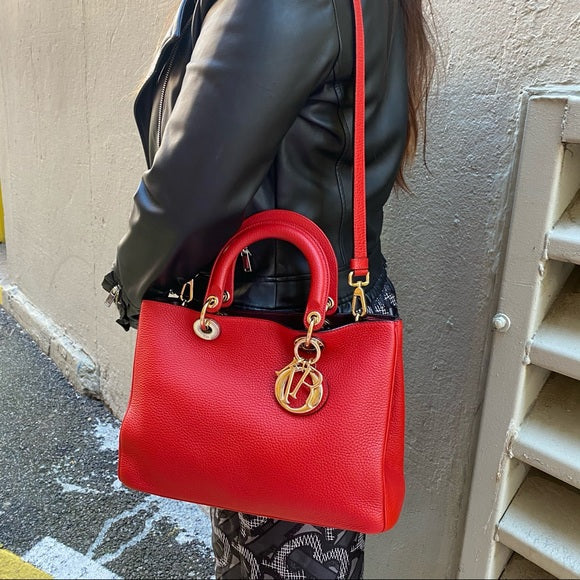 DIOR MEDIUM CALFSKIN DIORISSIMO BAG TWS