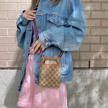 GUCCI monogram crossbody bag