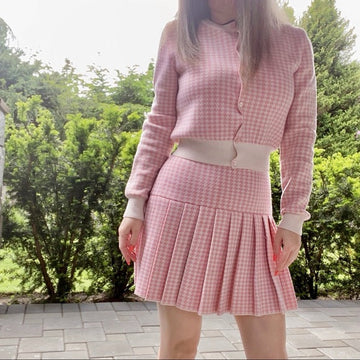 Miu Miu 100% virgin wool cardigan set
