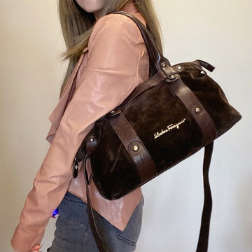 FERRAGAMO  two-way leather bag
