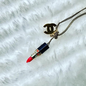 CHANEL rare lipstick necklace