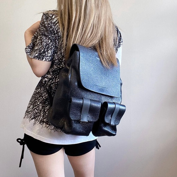 Brunello Cucinelli Monili Leather Backpack
