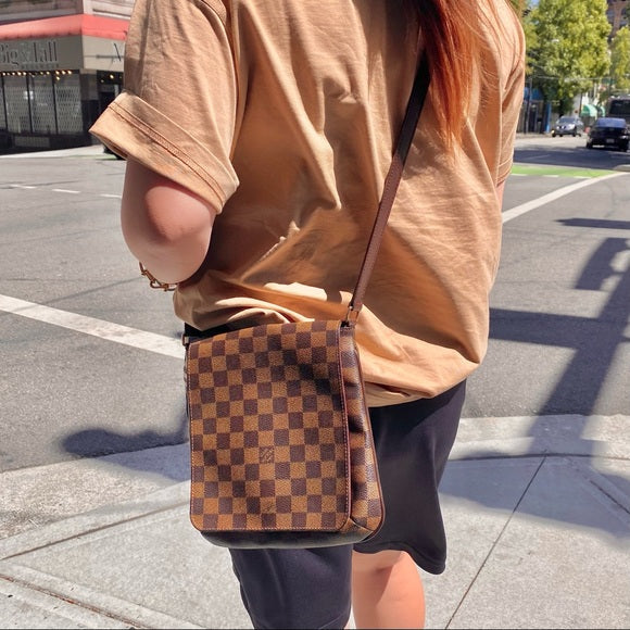 LOUIS VUITTON Damier Ebene Mtte Salsa Bag