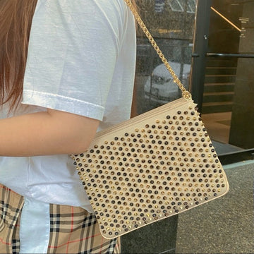 Christian Louboutin rivet leather bag TWS