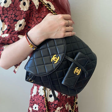 CHANEL Duma leather backpack