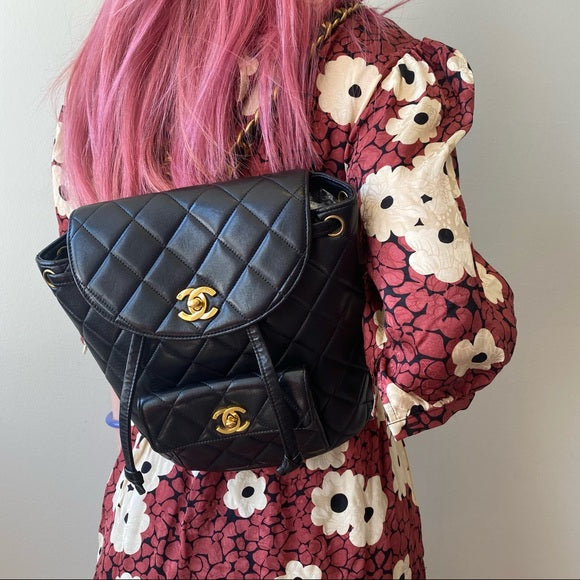 CHANEL Duma leather backpack