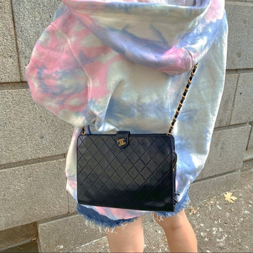 CHANEL  24k gold shoulder bag TWS