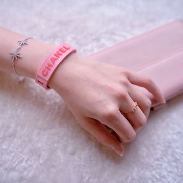 CHANEL  pink bracelet