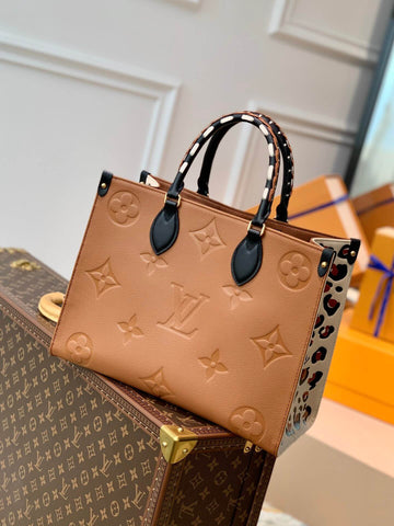 OnTheGo MM Bag Monogram Empreinte M58522 Brown
