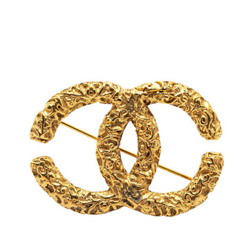 Top Quality Chanel  Coco Mark Brooch Gold Plated