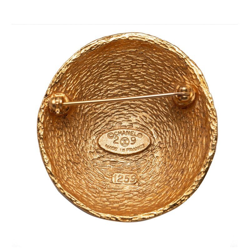 Chanel  Coco Mark Brooch Gold Plated
