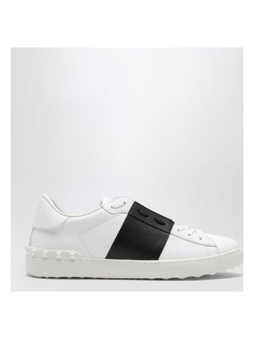 WHITE/BLACK OPEN SNEAKER