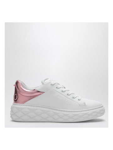 DIAMOND MAXI WHITE/PINK METALLIC SNEAKER