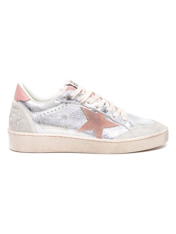 SNEAKER BALL STAR PLATEADO NUDE ROSA