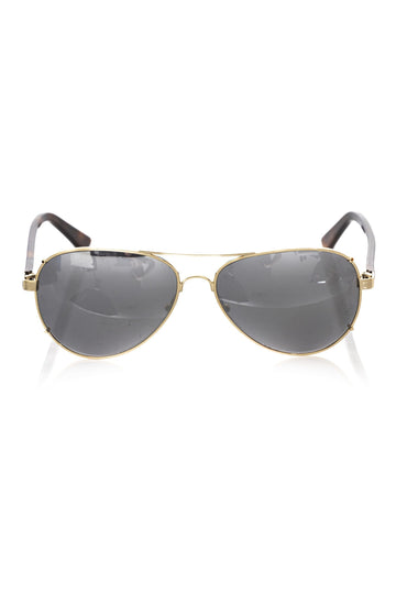 Frankie Morello Aviator Elegance Sunglasses in Men's Gold