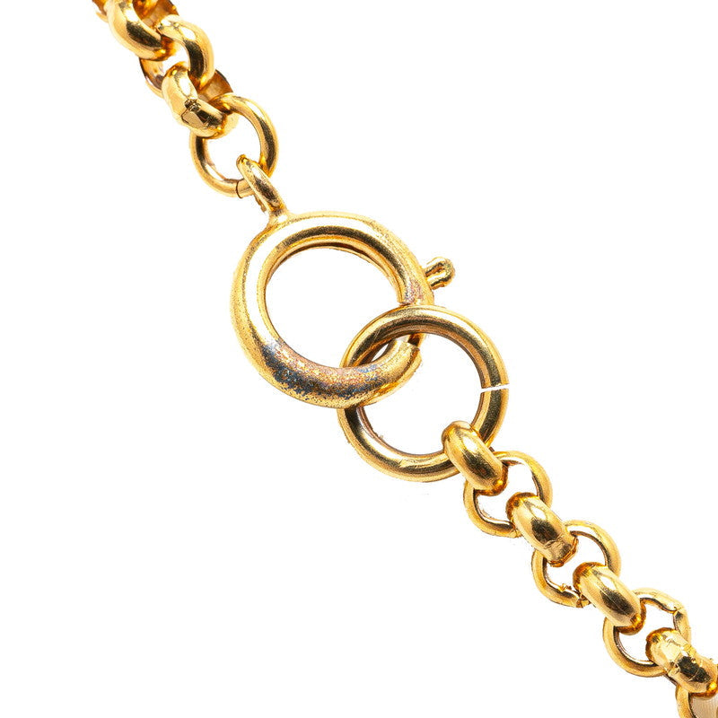 Chanel  Heart Motif Necklace Gold