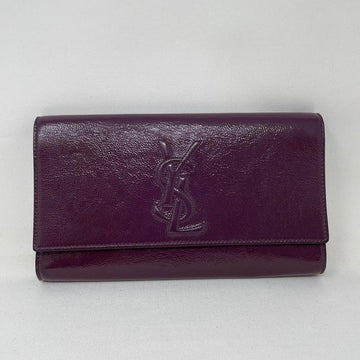 Saint Laurent Purple Leather Chain Bag