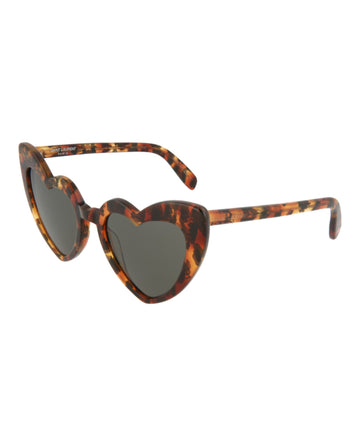 Saint Laurent SL 181 Loulou Acetate Sunglasses Womens SL181LOULO-30001643-006